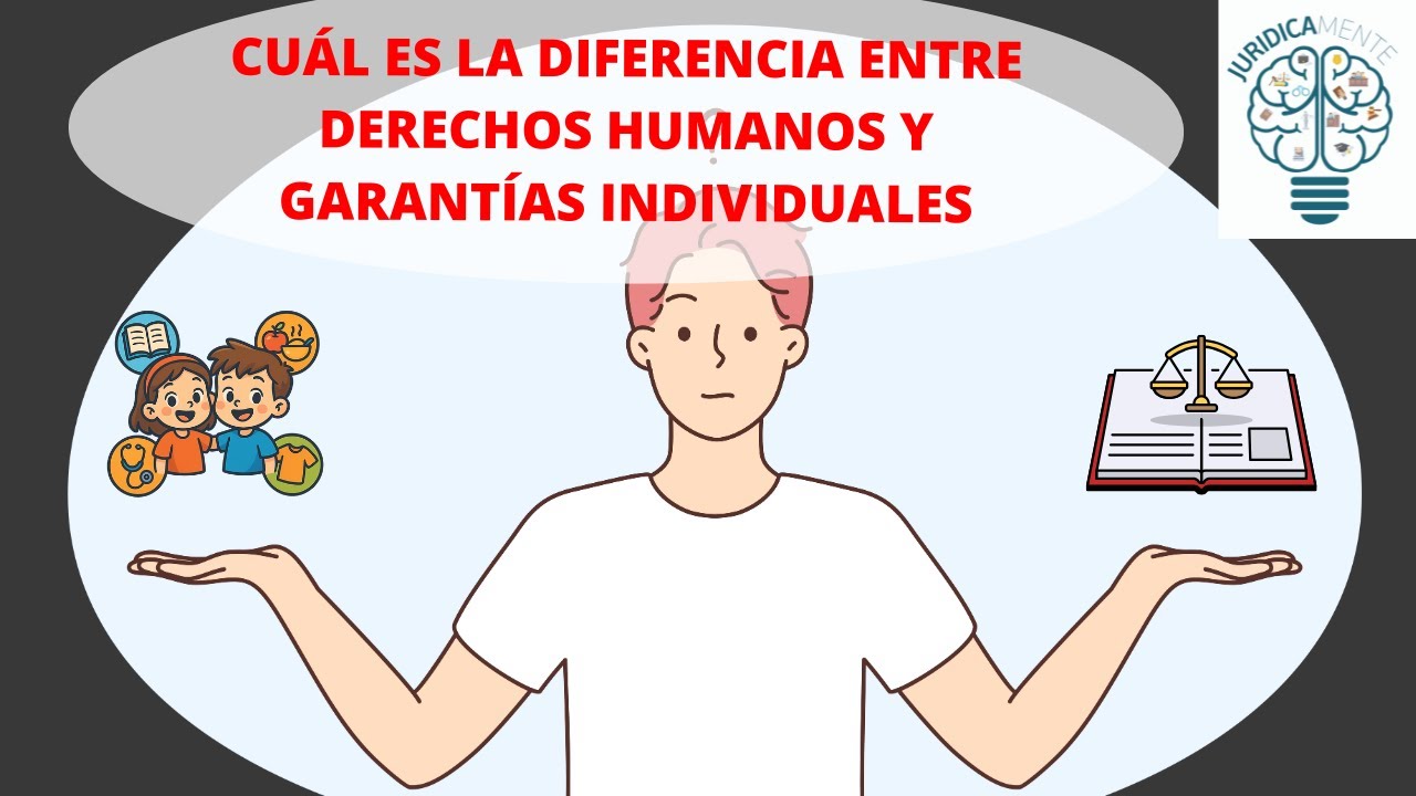 diferencias entre derechos humanos y garantías individuales