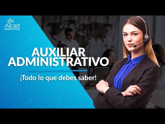 funciones de un auxiliar administrativo