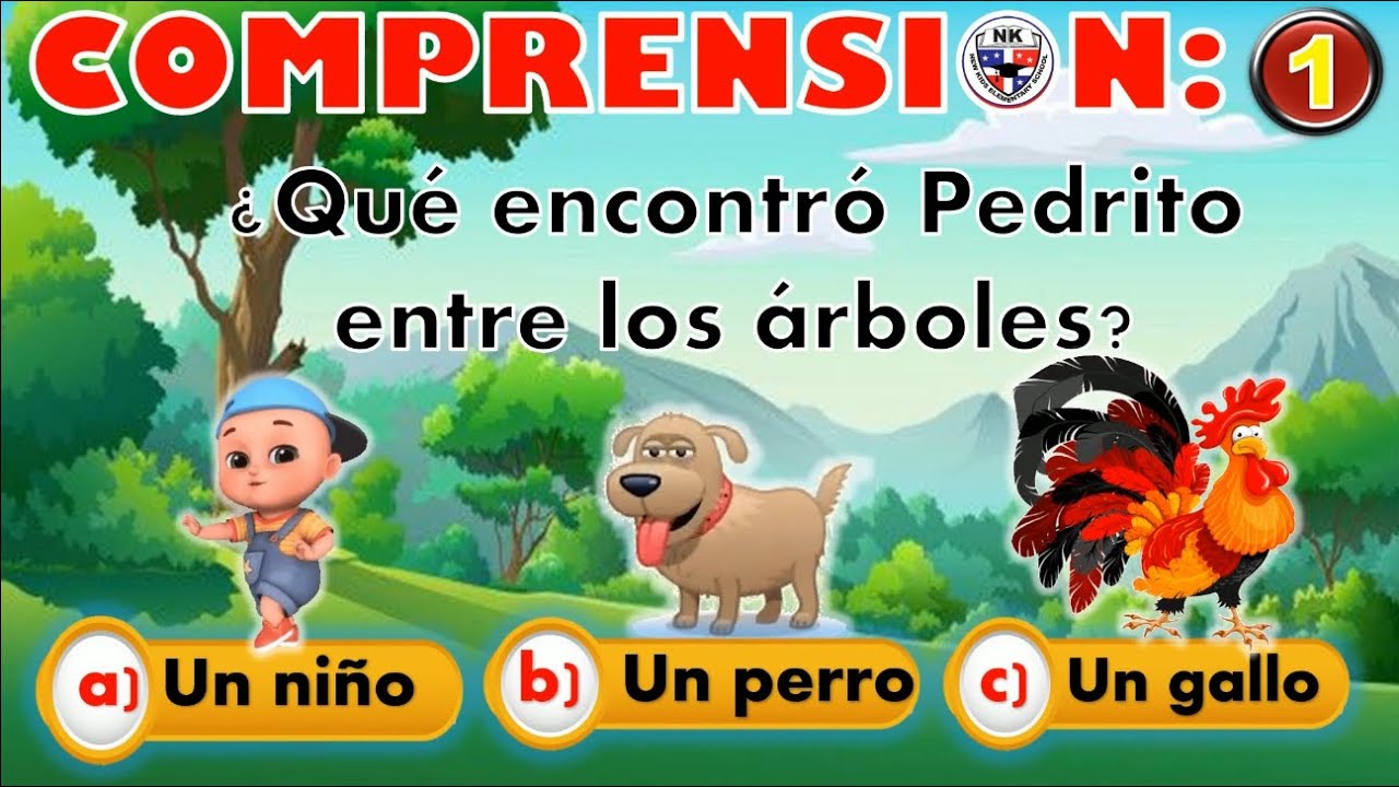 actividades de comprensión lectora primaria