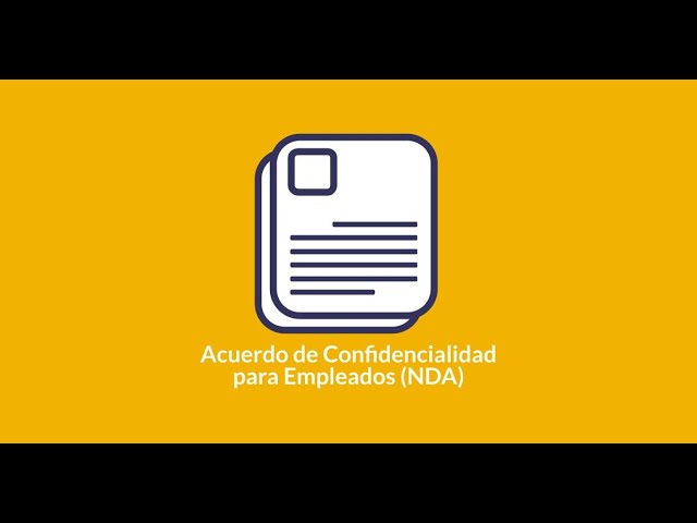 carta de confidencialidad para empleados
