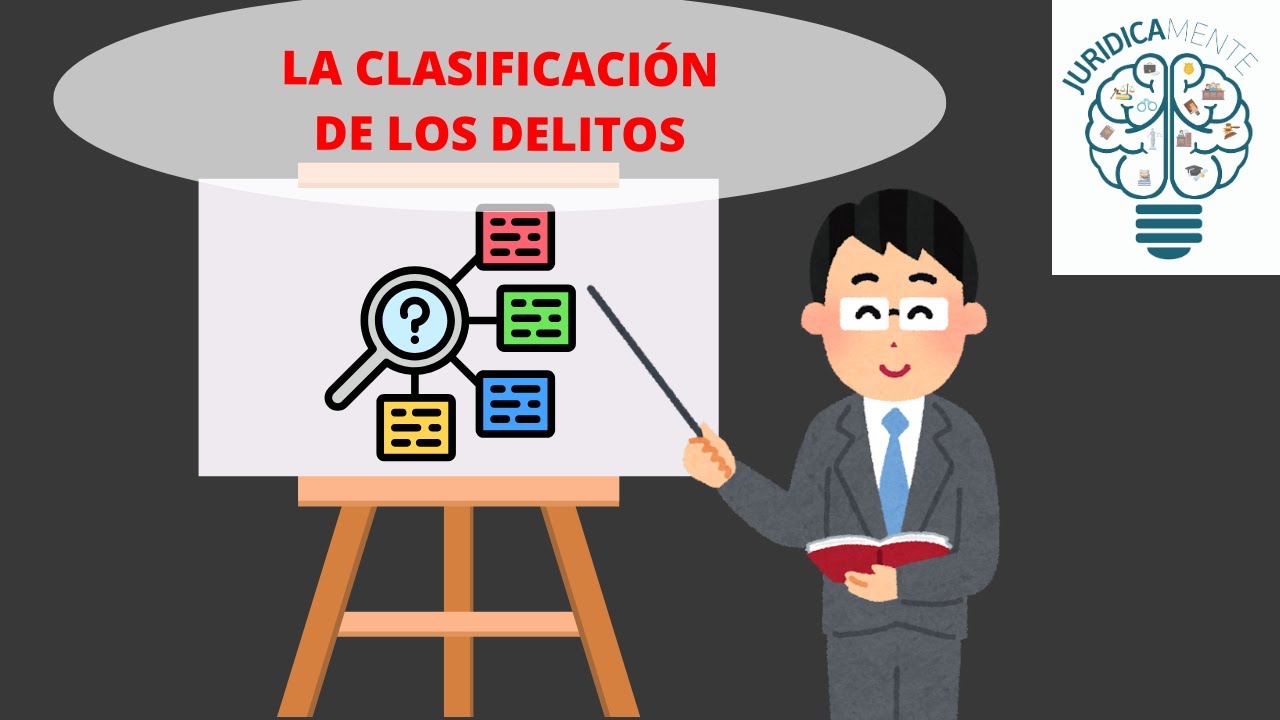 cómo se clasifican los delitos