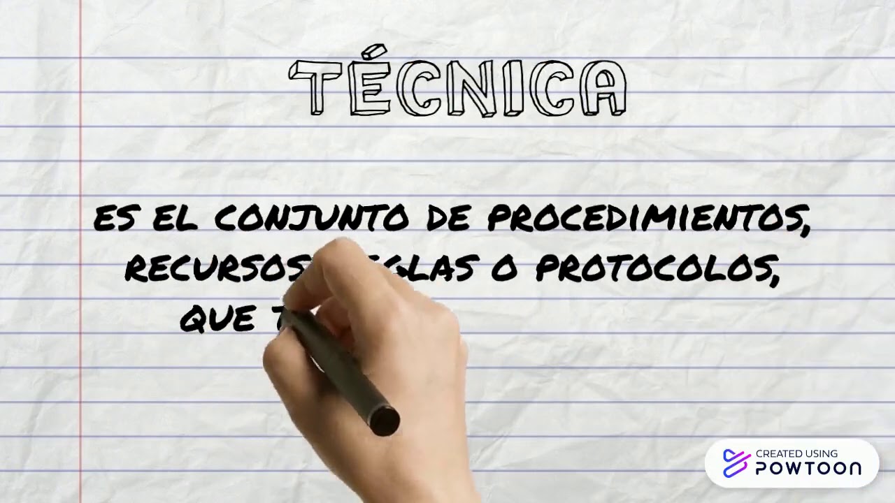 definicion de metodo y tecnica