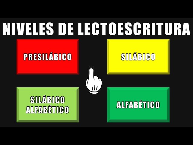 niveles de lectura y escritura