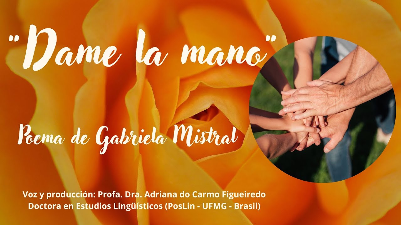 que elementos compara la autora del poema dame la mano