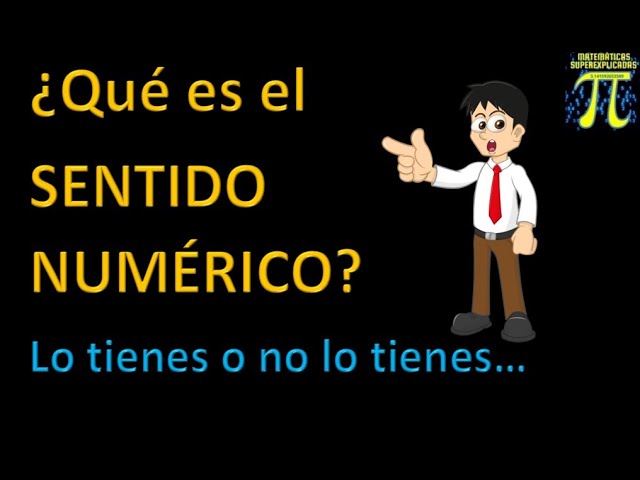 que es el sentido numérico en matemáticas
