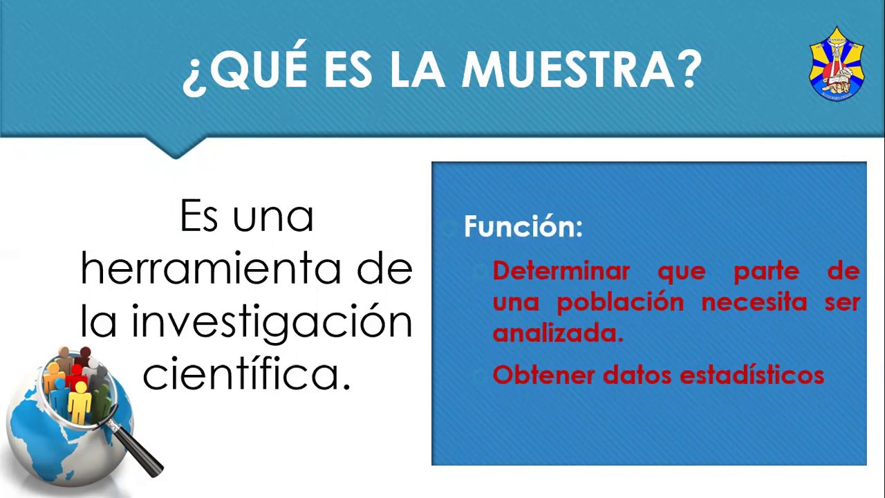 que es la muestra en una investigación