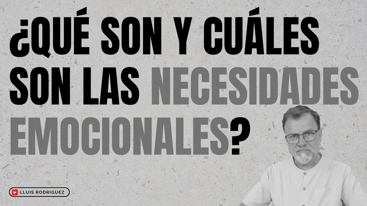 qué son las necesidades afectivas