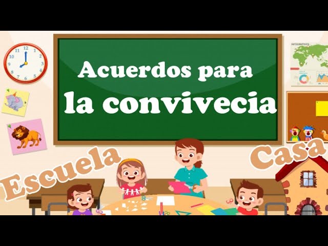 que son los acuerdos de convivencia escolar