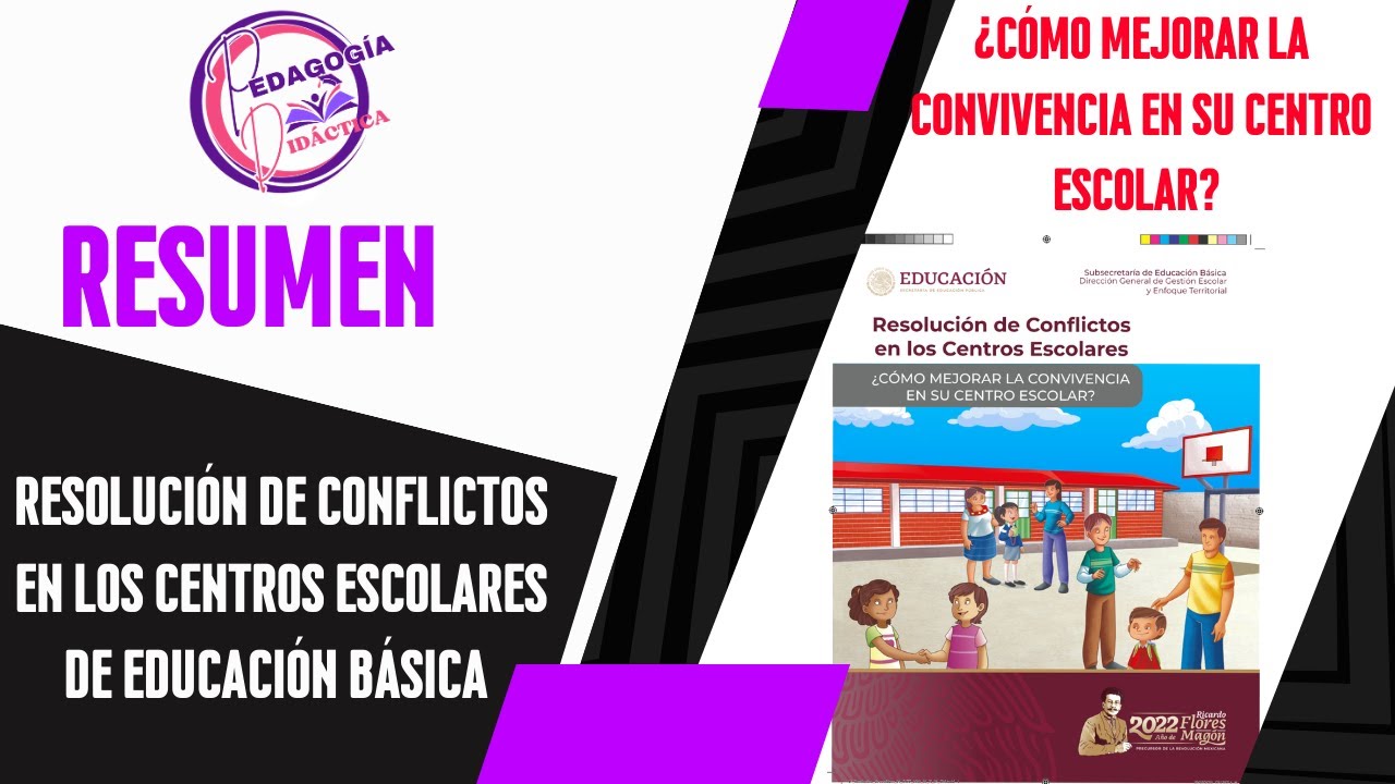 resolución de conflictos en los centros escolares