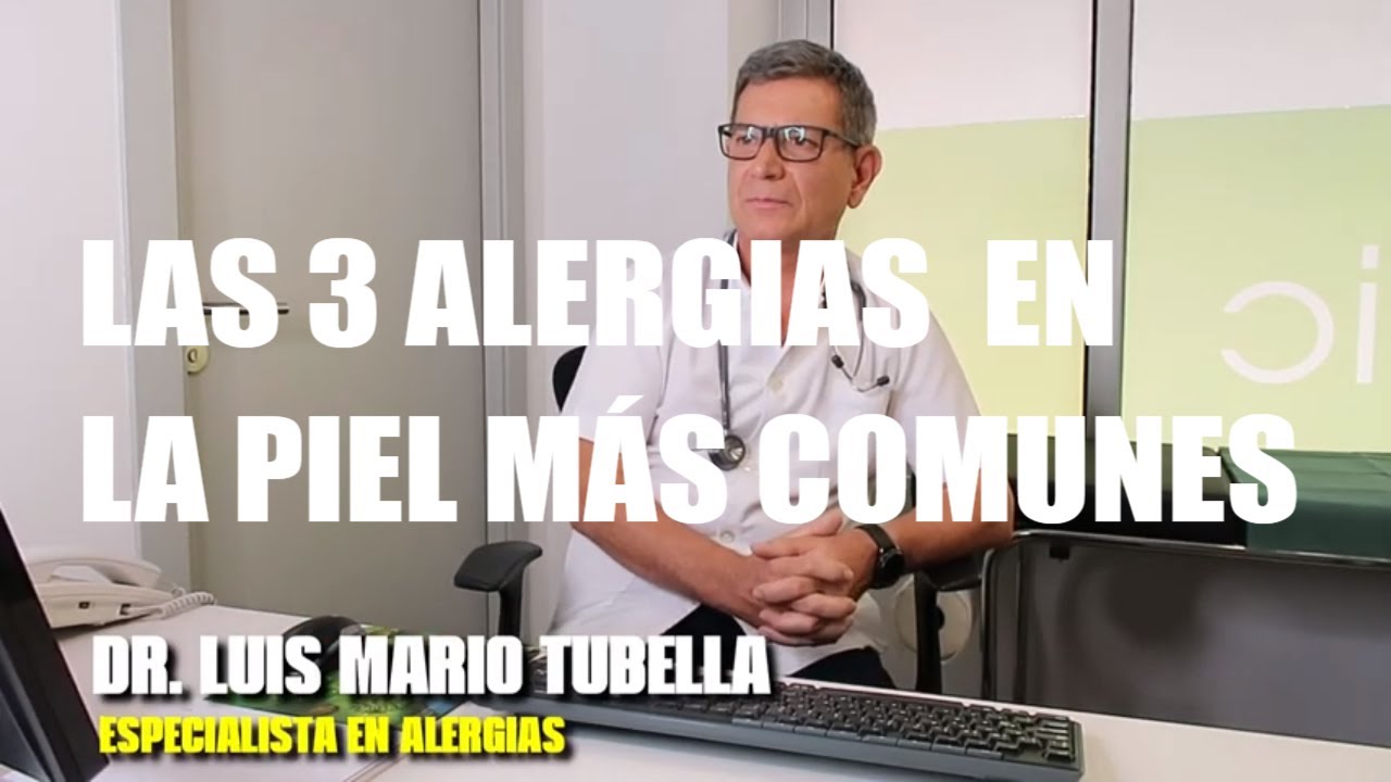 tipos de alergias en la piel y tratamientos