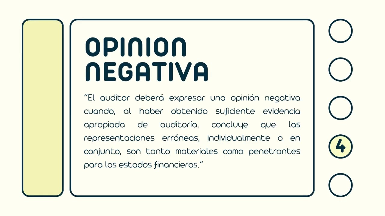 tipos de dictamen de auditoria