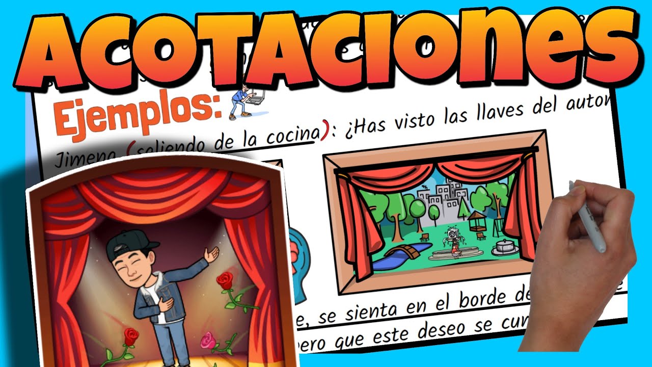 acotaciones en obra de teatro