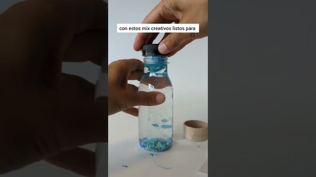 botella de la calma materiales