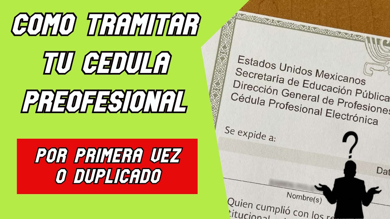 como recuperar mi cedula profesional
