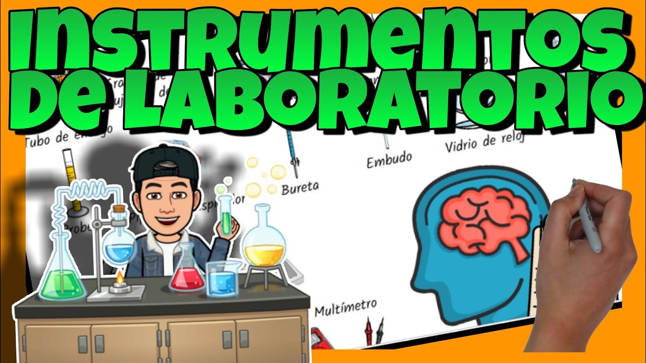 material de laboratorio con sus nombres