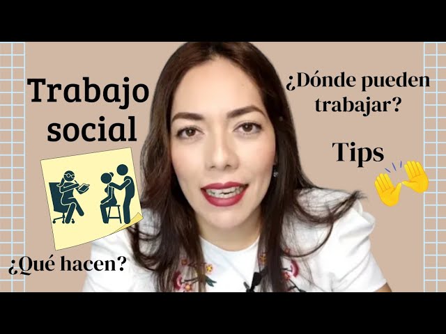 si estudio trabajo social en que puedo trabajar
